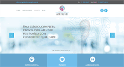 Desktop Screenshot of clinicaarighi.com.br